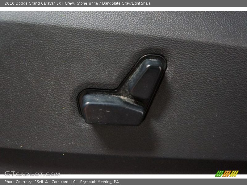 Stone White / Dark Slate Gray/Light Shale 2010 Dodge Grand Caravan SXT Crew