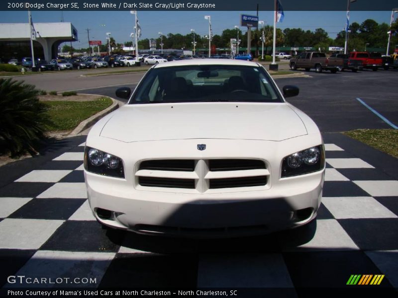 Stone White / Dark Slate Gray/Light Graystone 2006 Dodge Charger SE