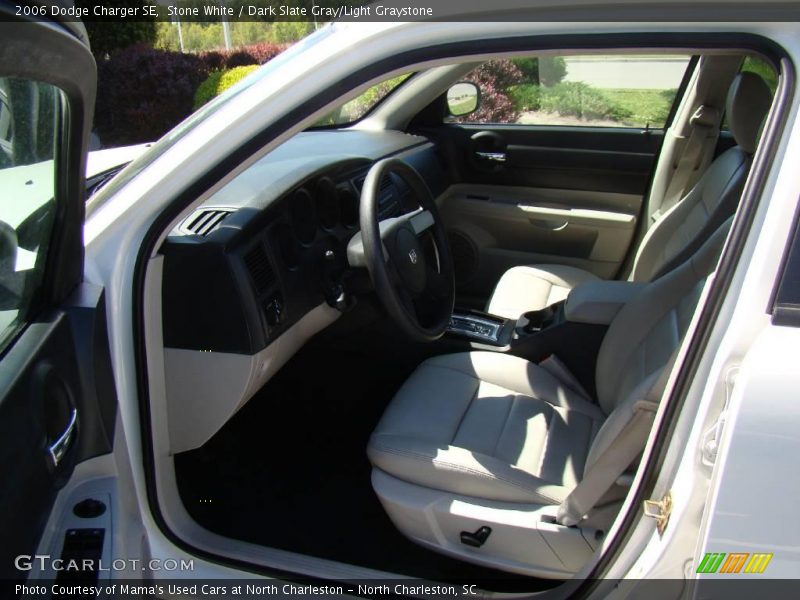 Stone White / Dark Slate Gray/Light Graystone 2006 Dodge Charger SE