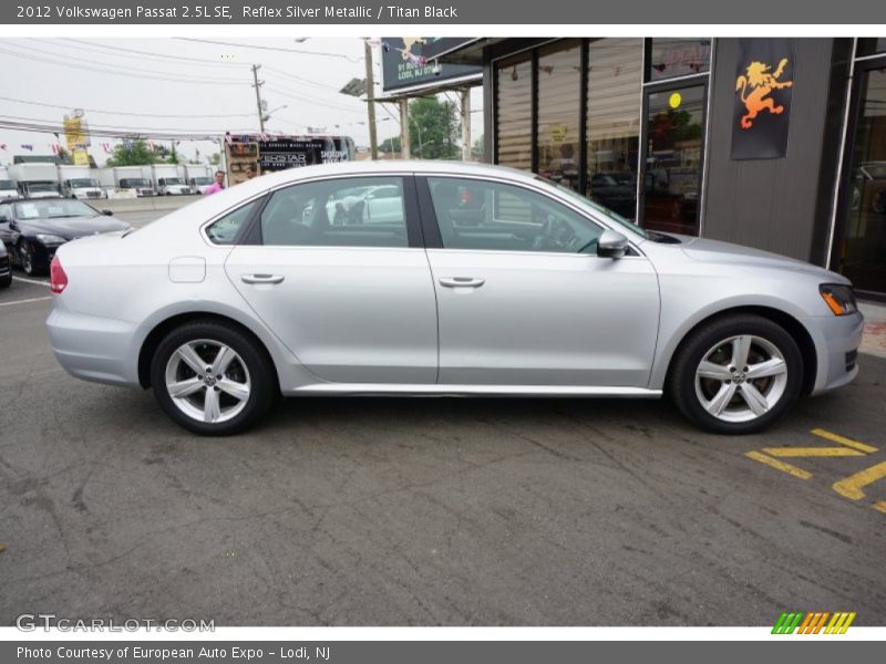 Reflex Silver Metallic / Titan Black 2012 Volkswagen Passat 2.5L SE