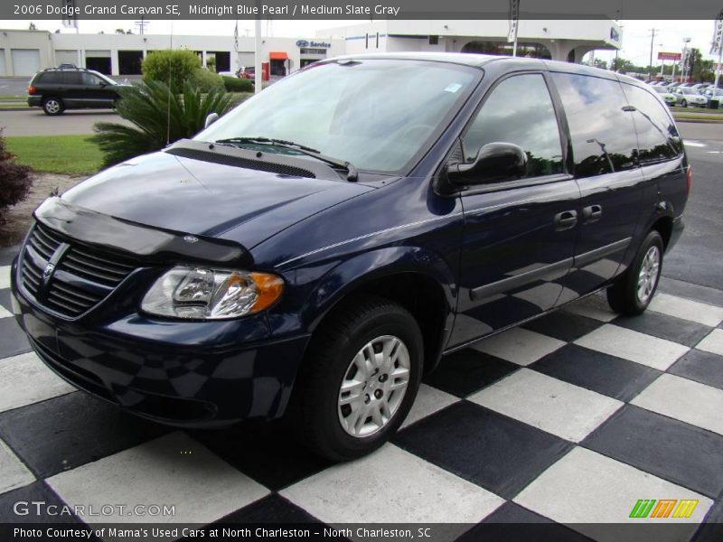 Midnight Blue Pearl / Medium Slate Gray 2006 Dodge Grand Caravan SE