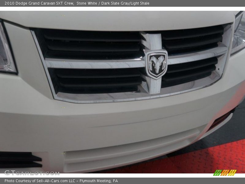 Stone White / Dark Slate Gray/Light Shale 2010 Dodge Grand Caravan SXT Crew