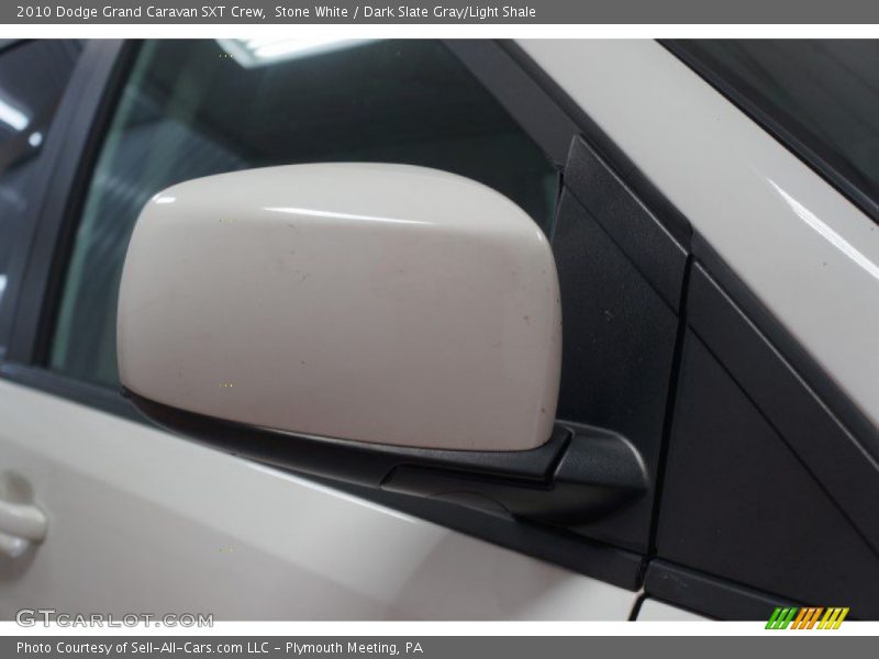 Stone White / Dark Slate Gray/Light Shale 2010 Dodge Grand Caravan SXT Crew