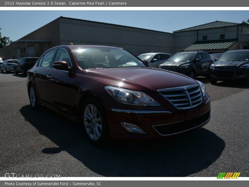 Cabernet Red Pearl / Cashmere 2013 Hyundai Genesis 3.8 Sedan