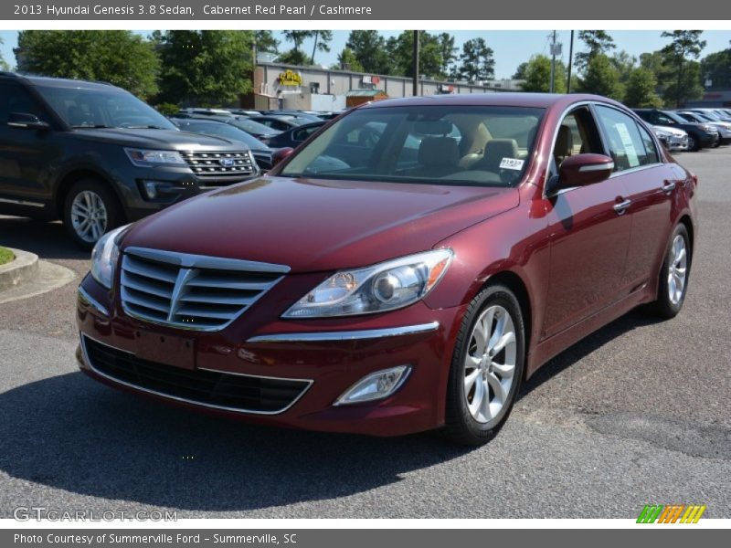Cabernet Red Pearl / Cashmere 2013 Hyundai Genesis 3.8 Sedan