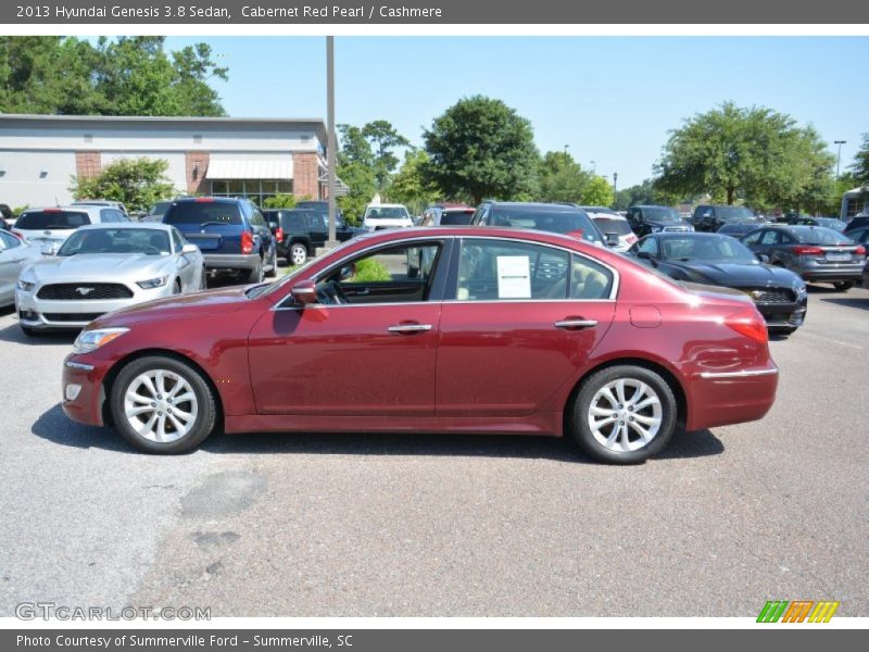 Cabernet Red Pearl / Cashmere 2013 Hyundai Genesis 3.8 Sedan