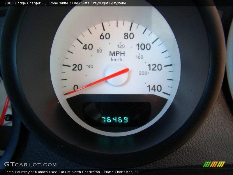 Stone White / Dark Slate Gray/Light Graystone 2006 Dodge Charger SE