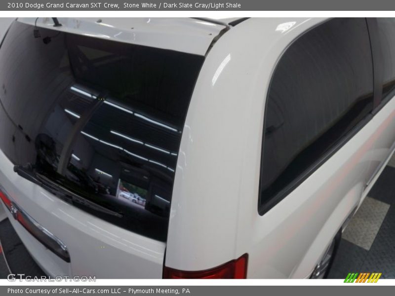 Stone White / Dark Slate Gray/Light Shale 2010 Dodge Grand Caravan SXT Crew