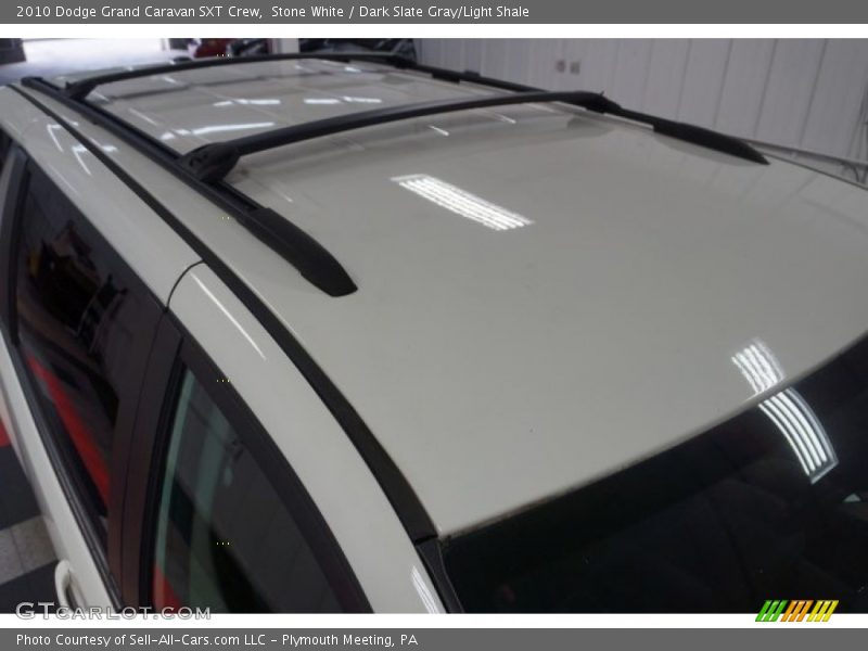 Stone White / Dark Slate Gray/Light Shale 2010 Dodge Grand Caravan SXT Crew