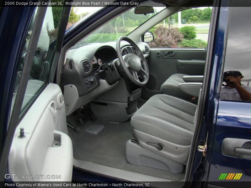 Midnight Blue Pearl / Medium Slate Gray 2006 Dodge Grand Caravan SE