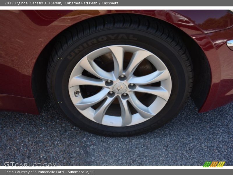 Cabernet Red Pearl / Cashmere 2013 Hyundai Genesis 3.8 Sedan