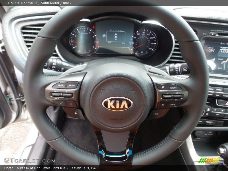 Satin Metal / Black 2015 Kia Optima SX