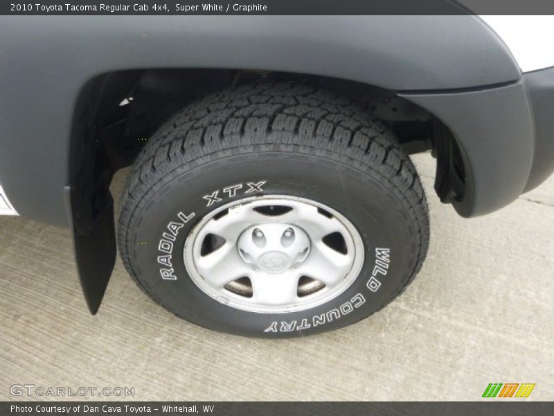 Super White / Graphite 2010 Toyota Tacoma Regular Cab 4x4