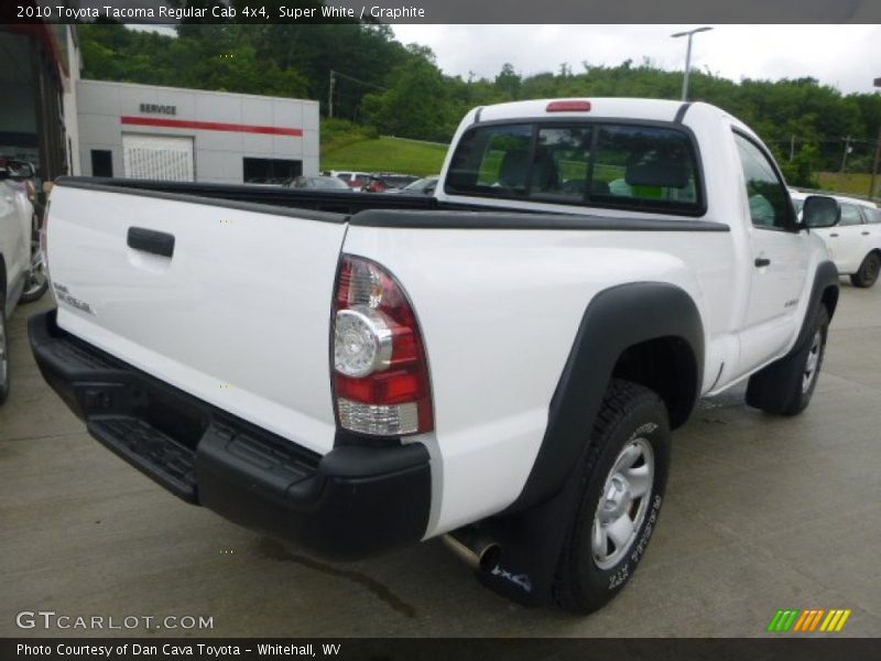 Super White / Graphite 2010 Toyota Tacoma Regular Cab 4x4