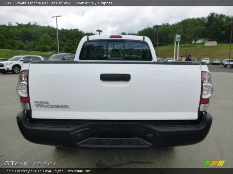 Super White / Graphite 2010 Toyota Tacoma Regular Cab 4x4