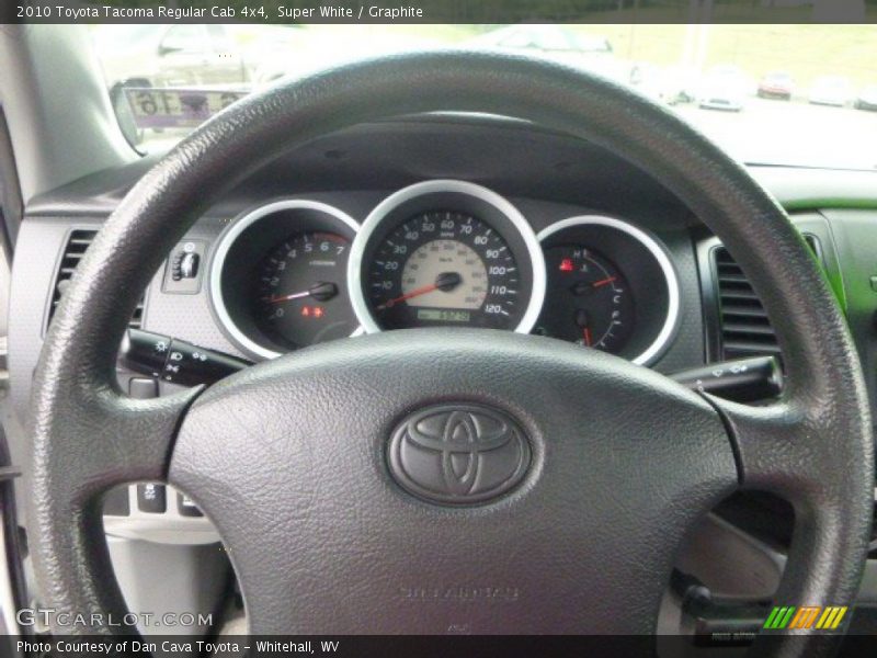 Super White / Graphite 2010 Toyota Tacoma Regular Cab 4x4