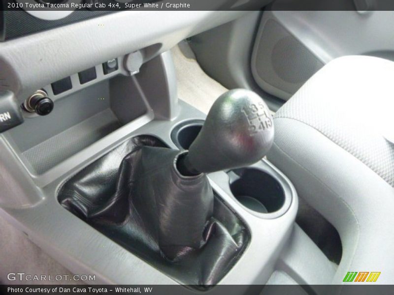 Super White / Graphite 2010 Toyota Tacoma Regular Cab 4x4