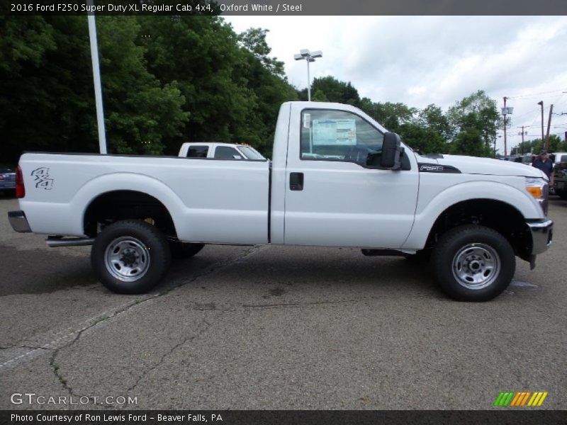 Oxford White / Steel 2016 Ford F250 Super Duty XL Regular Cab 4x4