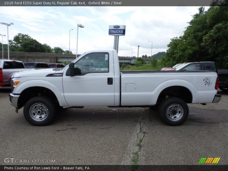 Oxford White / Steel 2016 Ford F250 Super Duty XL Regular Cab 4x4