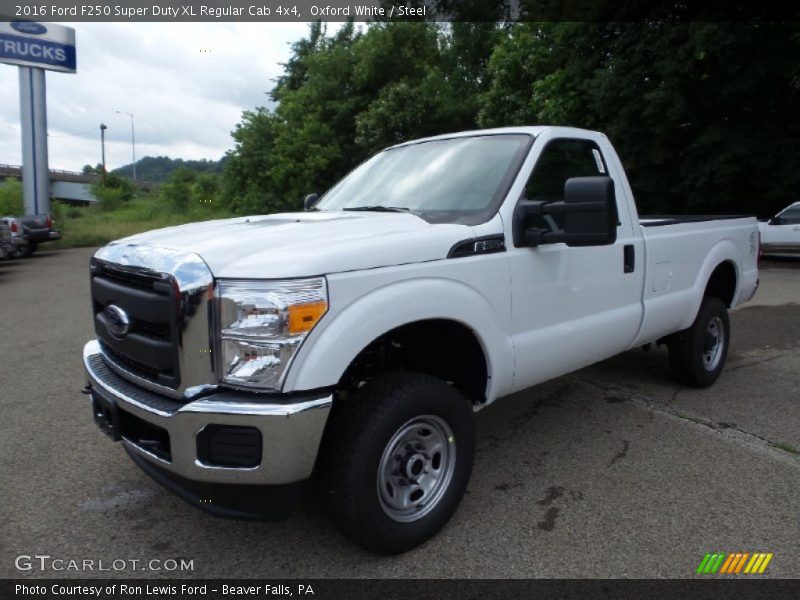 Oxford White / Steel 2016 Ford F250 Super Duty XL Regular Cab 4x4