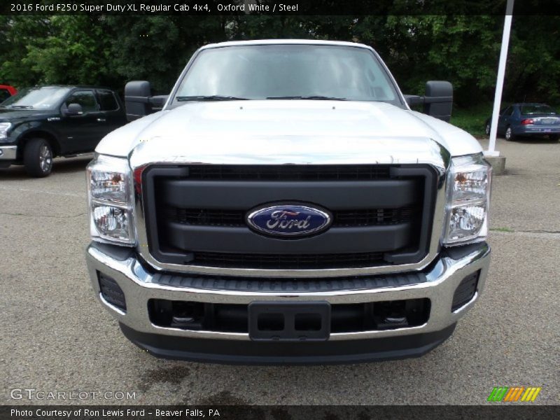 Oxford White / Steel 2016 Ford F250 Super Duty XL Regular Cab 4x4