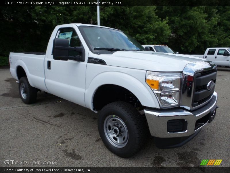 Oxford White / Steel 2016 Ford F250 Super Duty XL Regular Cab 4x4