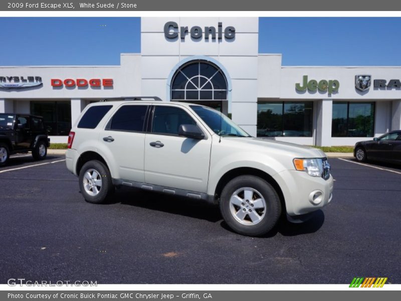 White Suede / Stone 2009 Ford Escape XLS