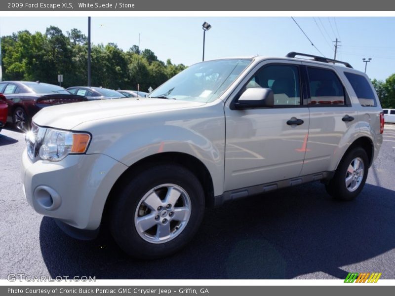 White Suede / Stone 2009 Ford Escape XLS