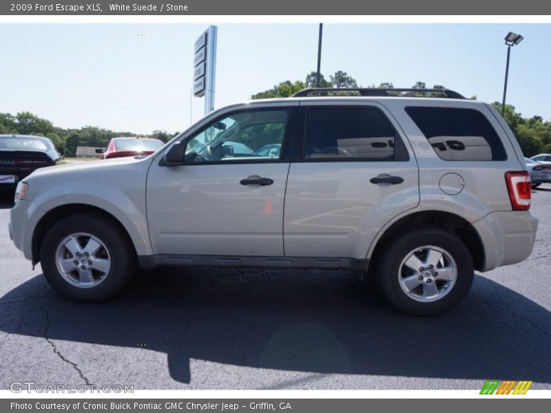 White Suede / Stone 2009 Ford Escape XLS