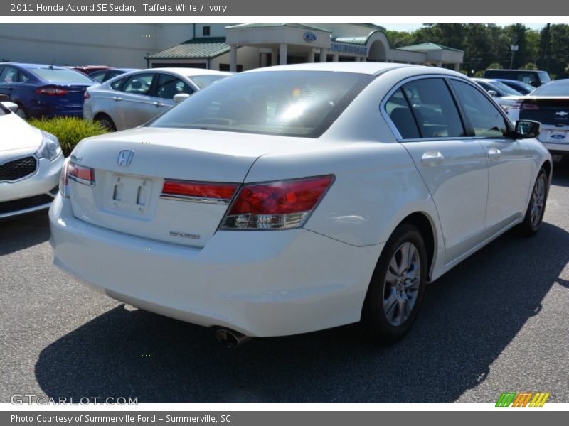 Taffeta White / Ivory 2011 Honda Accord SE Sedan