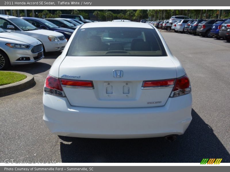 Taffeta White / Ivory 2011 Honda Accord SE Sedan