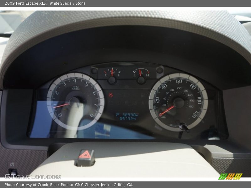 White Suede / Stone 2009 Ford Escape XLS
