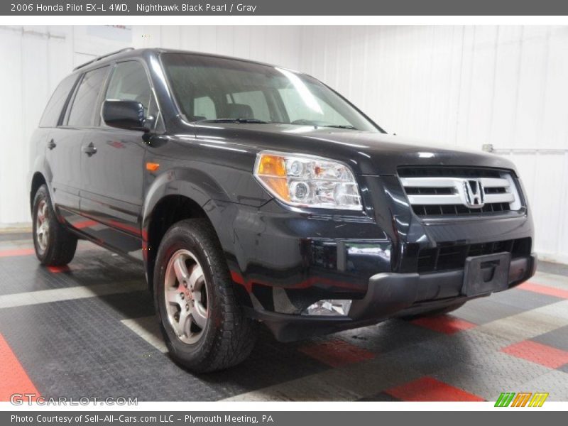 Nighthawk Black Pearl / Gray 2006 Honda Pilot EX-L 4WD