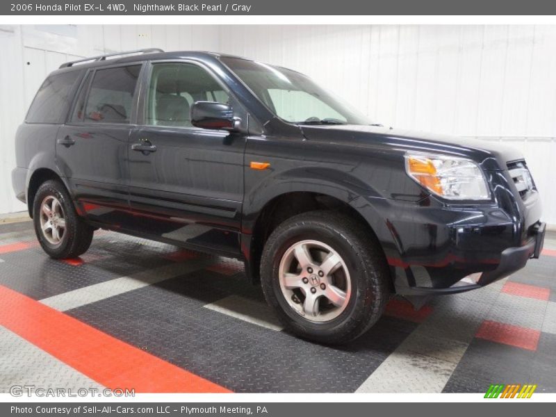 Nighthawk Black Pearl / Gray 2006 Honda Pilot EX-L 4WD