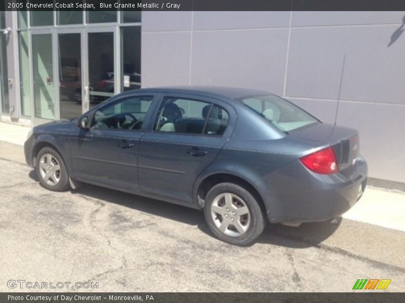 Blue Granite Metallic / Gray 2005 Chevrolet Cobalt Sedan