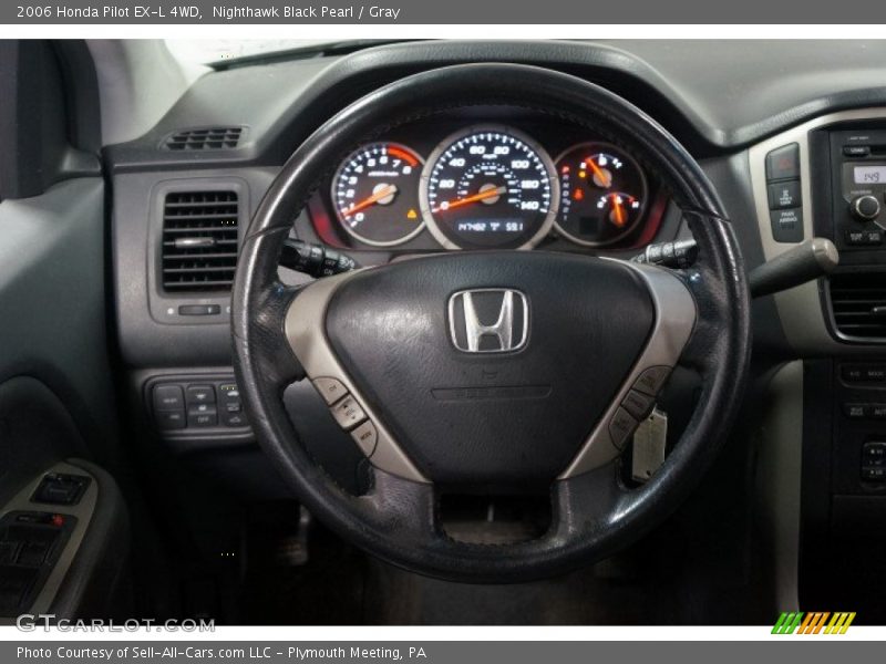 Nighthawk Black Pearl / Gray 2006 Honda Pilot EX-L 4WD
