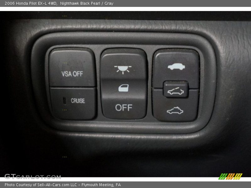 Nighthawk Black Pearl / Gray 2006 Honda Pilot EX-L 4WD