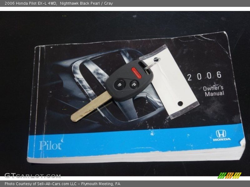 Nighthawk Black Pearl / Gray 2006 Honda Pilot EX-L 4WD