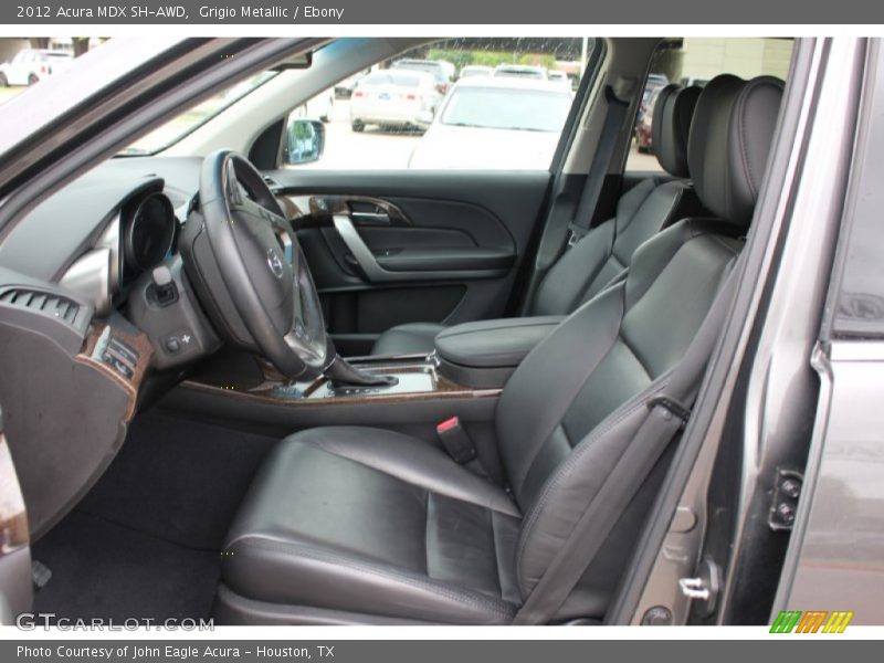 Grigio Metallic / Ebony 2012 Acura MDX SH-AWD