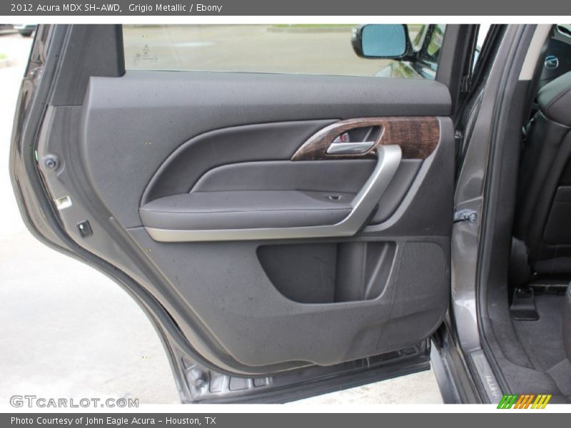 Grigio Metallic / Ebony 2012 Acura MDX SH-AWD