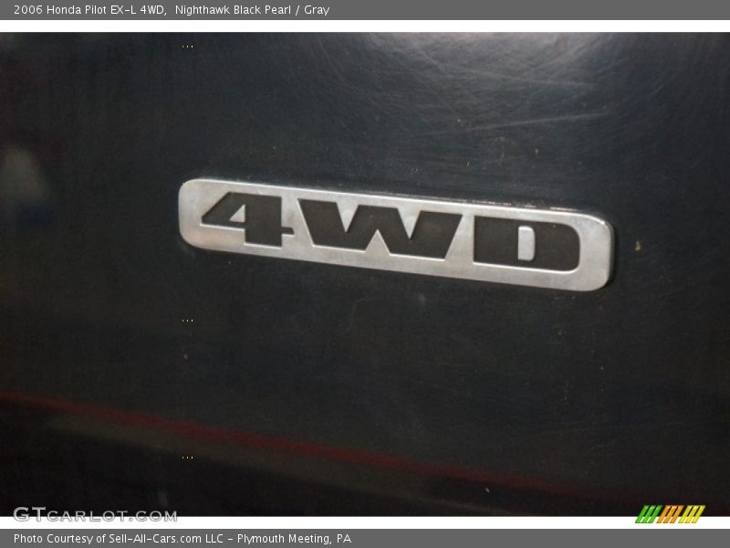 Nighthawk Black Pearl / Gray 2006 Honda Pilot EX-L 4WD