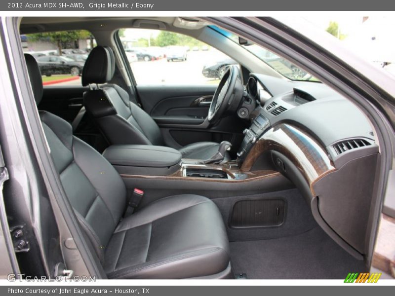 Grigio Metallic / Ebony 2012 Acura MDX SH-AWD