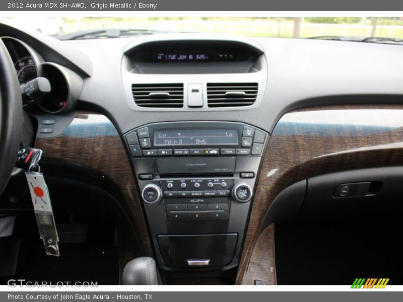 Grigio Metallic / Ebony 2012 Acura MDX SH-AWD