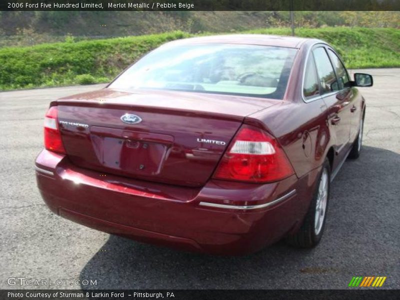 Merlot Metallic / Pebble Beige 2006 Ford Five Hundred Limited