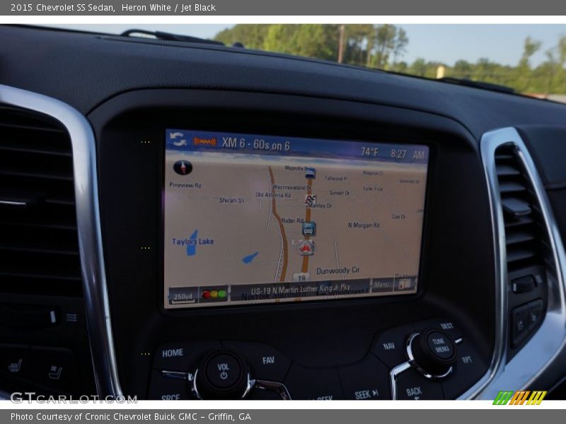 Heron White / Jet Black 2015 Chevrolet SS Sedan