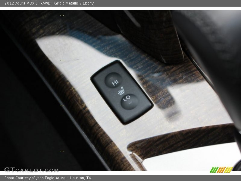 Grigio Metallic / Ebony 2012 Acura MDX SH-AWD