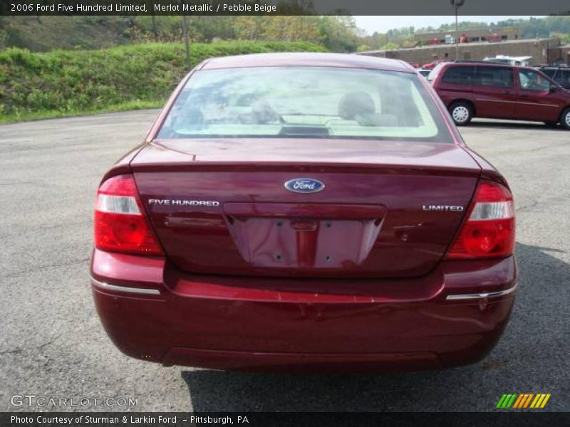 Merlot Metallic / Pebble Beige 2006 Ford Five Hundred Limited
