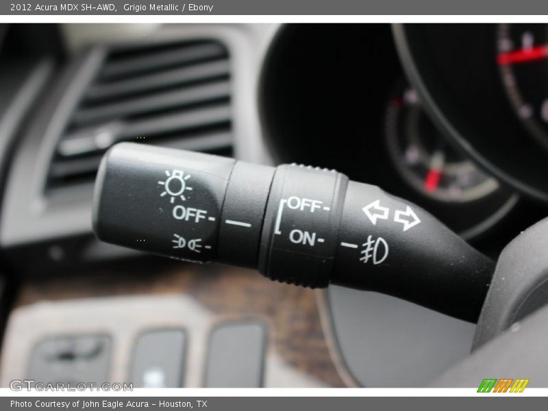 Grigio Metallic / Ebony 2012 Acura MDX SH-AWD