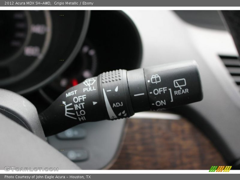 Grigio Metallic / Ebony 2012 Acura MDX SH-AWD