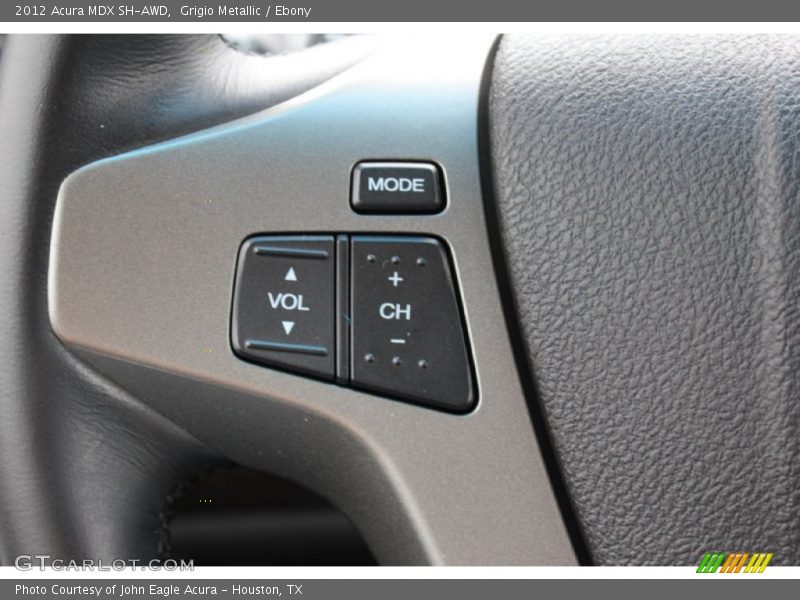 Grigio Metallic / Ebony 2012 Acura MDX SH-AWD